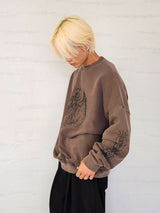 VENTIQUE ピグメントガブリエルスウェットシャツ 3colors