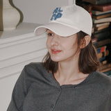 ALCP アップリケウォッシュドボールキャップ (Cream)