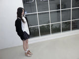Academy Hood Cardigan (Black)