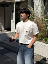 Burning patch walk short sleeve tee