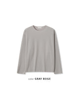 Sheer Raw-Edge Waffle Long Sleeve