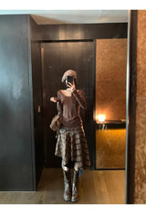 Back Rose See-Through Long Sleeve T-Shirt