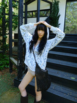 rattan square bag