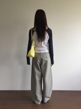 [SET]Mute Curved Pants + Belt