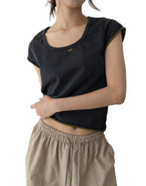 Washed Vintage Damage Short Sleeve T-Shirt