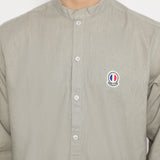 MON AKITA - Kishi Men's Long Sleeve Shirts Grey
