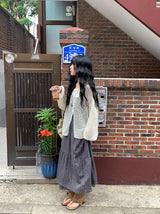 Rando Two-Way Net Loose Fit Summer Cardigan