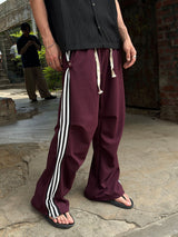 Side button track pants(3color)