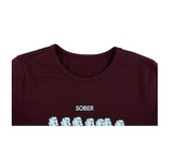 ソーバーパレードTシャツ ワイン
