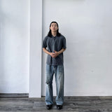 Faded Rift Straight Denim