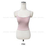 [U-BASIC] Ainey Back Crop Ribbed Sleeveless
