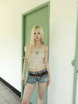 light blue stone shorts