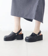 Nivan Square Platform Slingback Loafers