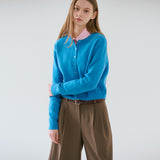 Two-Tuck  Bermuda Pants Brown