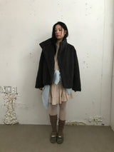 Le Hairi Half-Neck Quilted Coat (2 Colors)
