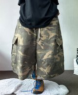 ビッグミリタリーキーリングバミューダ🌴🤎🤍🩶2カラー
