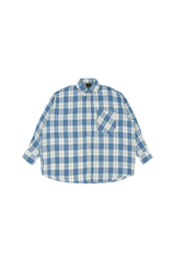 PRS Blue overfit check shirts (Renewal)