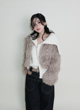 Angel Hairri Fur ボレロ ショートジャケット (Semi Cropped Jacket)