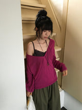 Legro Over Fit Deep V-Neck Knit