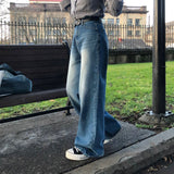 セイムデイシッピング [New Spring Product 10%] [BELLIDE MADE] オーシャンワイドデニムパンツ