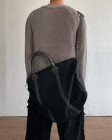 Beat Henley-Neck Crop Knit