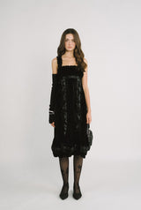 Agatha velvet dress