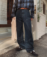 Rise Fatigue Wide Denim