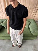 RIPOFFF Signature Logo Knit Polo