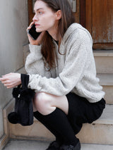 Fur Key Ring_Medium_Black