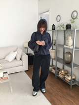 キャロンヴィンテージルーズフィットデニムパンツ