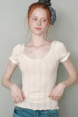 ソフトクリームTシャツ [Ivory]