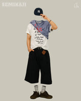 タウン ヴィンテージ レタリング ハーフスリーブ Tシャツ