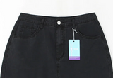 Sundy Charlang クールデニムロングスカート [ショート & ベーシックセレクション] Lyocell Fabric