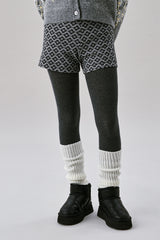 Jacquard Short Pants [Black]
