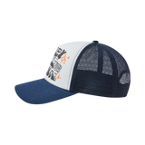 25SS ARTWORK MESH TRUCKER BALL CAP NAVY