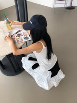 Romanty Shirring Sleeveless