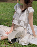Lebo frill blouse