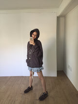 Floral Frill Shorts (2color)