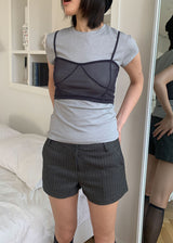 SHA BUSTIER TOP (3color)