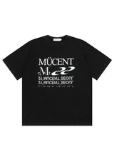 エッセンシャル レタリング ハーフ T シャツ