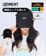 ジョイメントCOTTON FONT-08 ロゴ キャップ [2カラー]