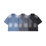 LMN Age Cooling Linen Denim Set-up Jacket (3 colors)