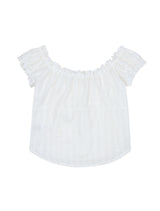 DOTDOT SHIRRING BLOUSE