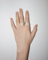 [925SILVER] COOKIE FRAME STAR STUD RING