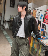 With Biker Leather Jacket