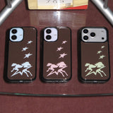 Horse Star Pink Brown Vintage Case