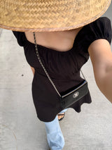 [MADE] NOTIZ SHIRRING PUFF ONE PICE