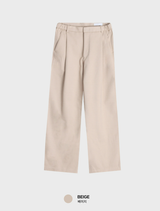 Ever Soft Wool Side Banding Wide Slacks