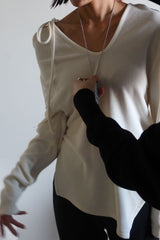 SLIT OFF TOP_IVORY