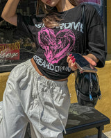 Crack Heart Syndrome Over Short Sleeve